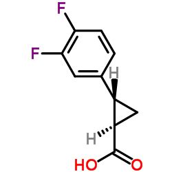 Ácido 1R 2R 2 3 4 difluorofenil ciclopropano 1 carboxílico CAS