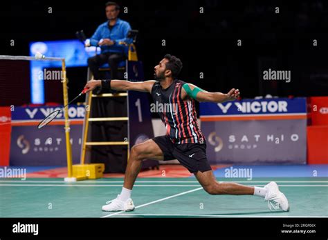 Prannoy H S Of India In Action During The Men S Singles Final Of The