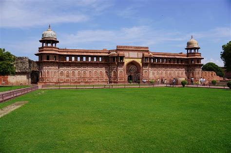 Mughal Architecture Of Agra Fort In India Stock Image Image Of