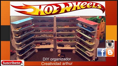 DIY ORGANIZADOR Hot Wheels DIY ORGANIZER HOT WHEELS YouTube