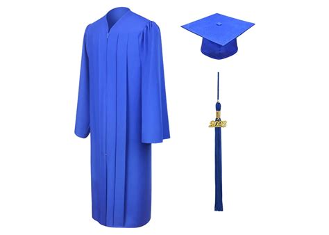 Graduation Cap Blue Tassel