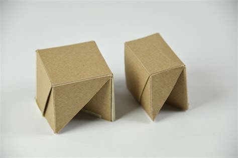 Flat Pack Cardboard Stool Behance