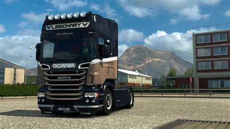 Scania Rjl Legionary Paintjob By L Zzy Truck Skins Euro Truck