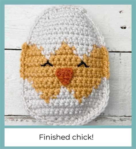 Easy Easter Crochet Chick Garland Free Pattern The Knotted Nest