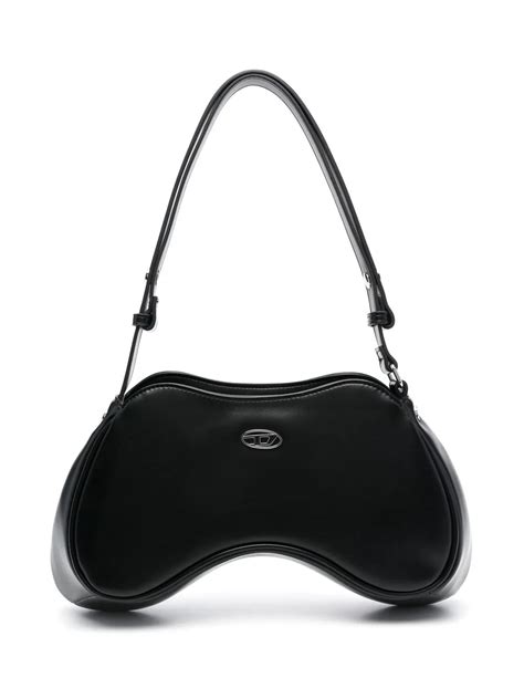 Diesel Play Asymmetric Tote Bag | Black | FARFETCH UK