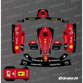 Graphic Kit Ferrari F1 Edition For Karting TonyKart M7 M8