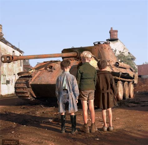 These Gorgeous Colorized Photos Of The Front Lines Of Ww2 Bring The