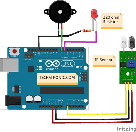 Obstacle Detector By IR Sensor | IR sensor with Arduino