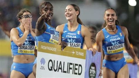 Olimpiadi Staffetta X Femminile Azzurra Qualificata