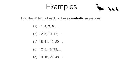 A25b Finding The Nth Term Of A Quadratic Sequence