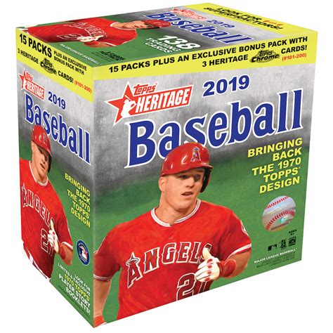 2019 Topps Heritage Chrome Mega Box Baseball Checklist Set Exclusives