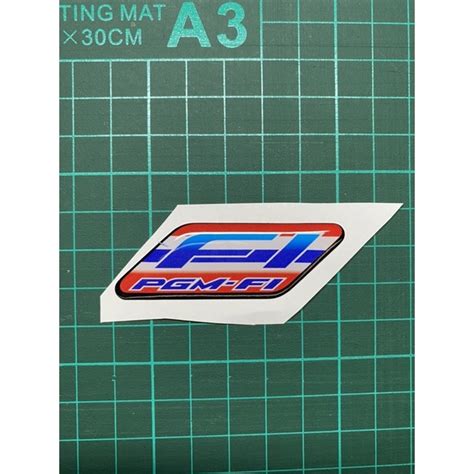 Sticker Logo Fi For All Fi Motor D Sticker Timbui Logo Yamaha Fi