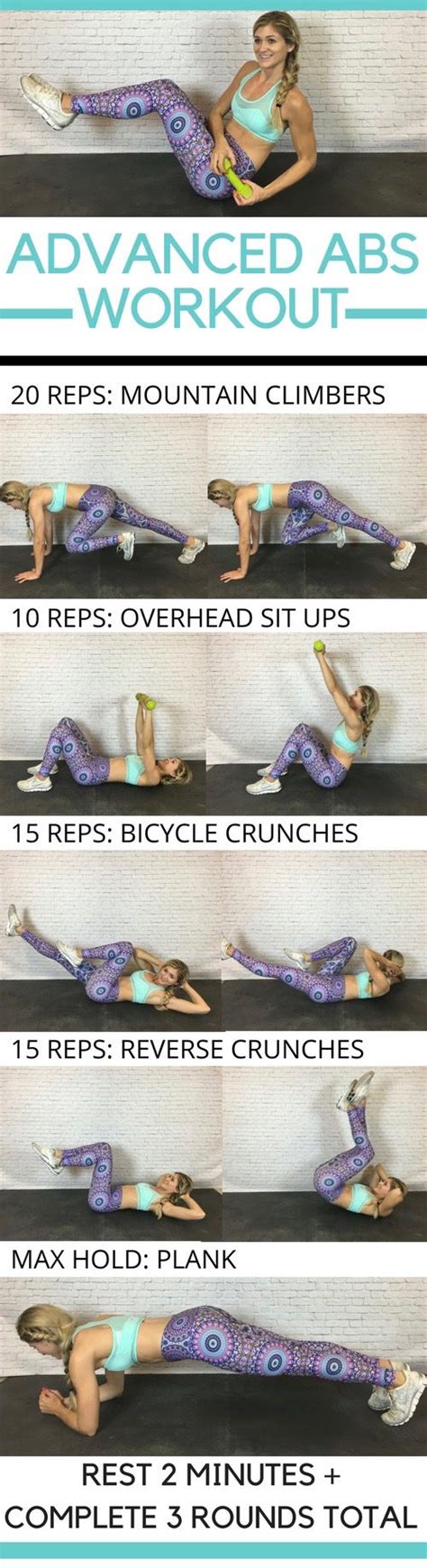 Advanced Abs Circuit Workout Ab Tips Lauren Gleisberg