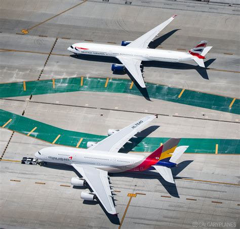 Adrian Edwards on Twitter: "A380 vs A350-1000 size comparison. #LAX # ...