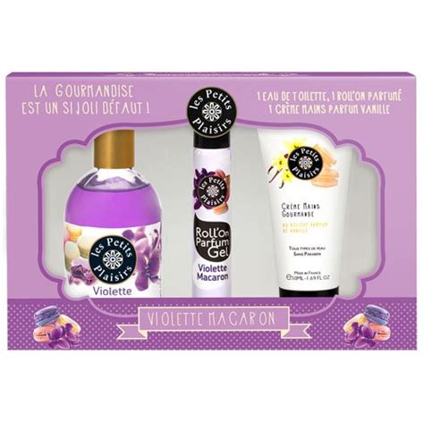 Les Petits Plaisirs Coffret Eau De Toilette Violette Macaron Ml