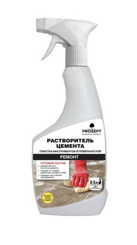 Растворитель цемента и плиточного клея, спрей, 500 мл, Prosept - купить ...