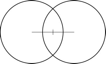 Two Overlapping Circles Math Central