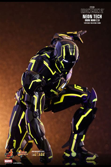 Hot Toys Marvel Comics Iron Man 2 Neon Tech Iron Man HYPERTOYS