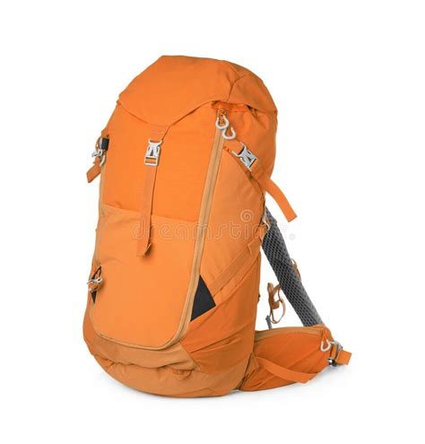 Mochila De Caminhada Isolada Em Branco Turismo De Campismo Imagem De