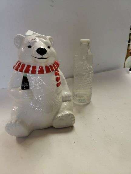 Coca Cola Polar Bear Cookie Jar Trice Auctions