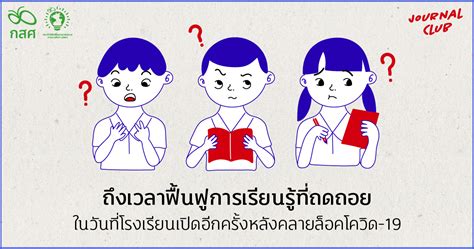 ถึงเวลาฟื้นฟูการเรียนรู้ที่ถดถอย ในวันที่โรงเรียนเปิดอีกครั้งหลังคลาย