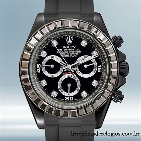 Rolex Daytona masculino 116589 40mm tom preto Automático As Replicas