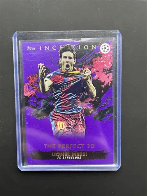 Topps Champions League Inception Lionel Messi Perfect