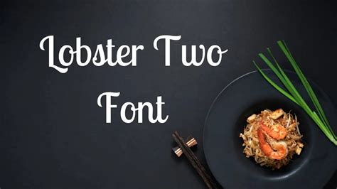 Lobster Two Font Free Download