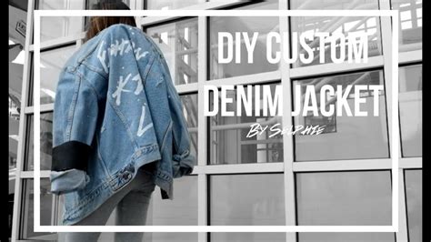 Diy Custom Denim Jacket Youtube