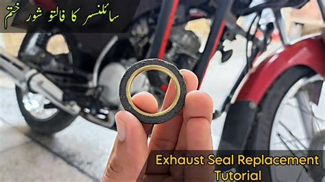 How To Replace Exhaust Silencer Seal Of A Motorcycle Get Rid Of Extra