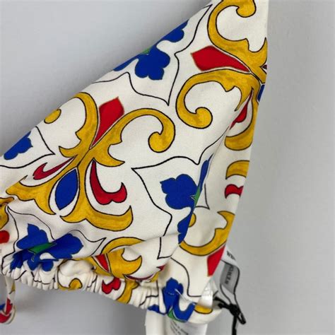 Weworewhat Swim Nwt Weworewhat Pearl Tile Triangle Bikini Top Poshmark