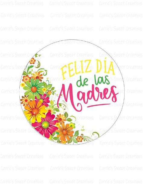 Feliz Dia De Las Madres Printable Tags Happy Mothers Day T Tags