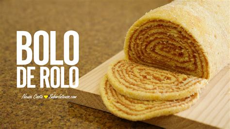 Receita De Bolo De Rolo Receitas Bolo De Rolo Receita De Bolo