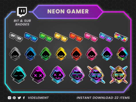 Unique Character Badges For Twitch Subscribers Twitch Sub Badges