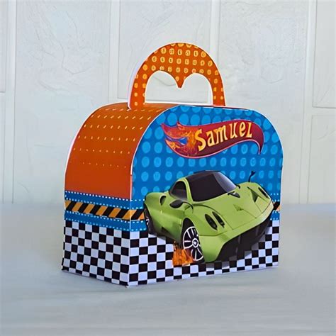 Kit Festa Caixas Hot Wheels Lembrancinhas Personalizadas