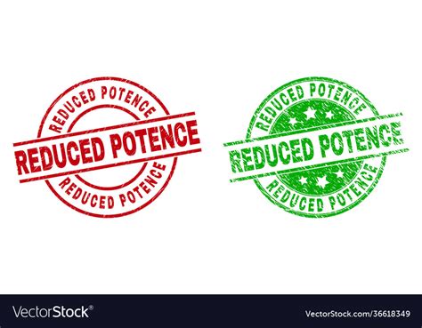 Reduced Potence Round Seals With Rubber Surface Vector Image