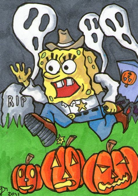 SpongeBob Halloween Wallpaper - WallpaperSafari