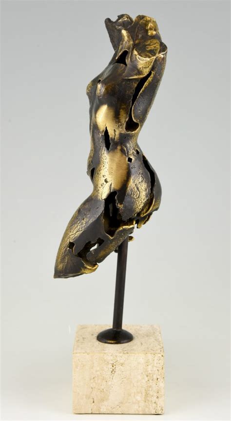 Bronze Sculpture Of A Female Torso Deconamic