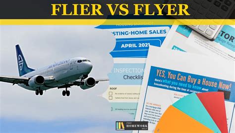 Flier Vs Flyer Difference With 10 Easy Examples