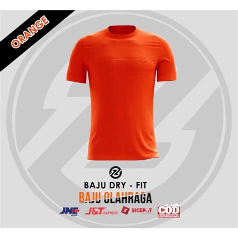 Jual Kaos Dryfit Polos Oblong DRY FIT Atasan Olahraga Sport Fitness Gym