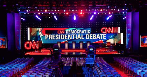 CNN Presidential Debate Set Design Gallery