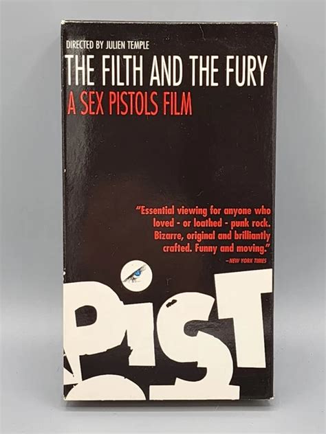 VHS THE FILTH AND THE FURY A SEX PISTOLS FILM Johnny Rotton Sid Vicious EUR 8 89 PicClick FR