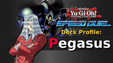 Yugioh Speed Duel Deck Profil Pegasus Youtube