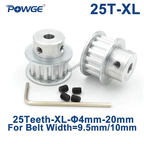 Aliexpress Buy Powge Teeth Xl Timing Pulley Bore