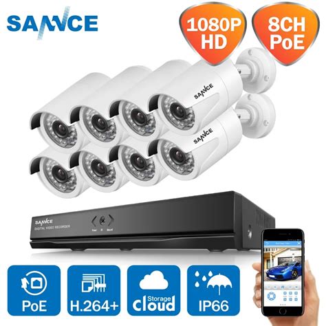 Aliexpress Buy Ch Cctv System P Poe Network Video Security