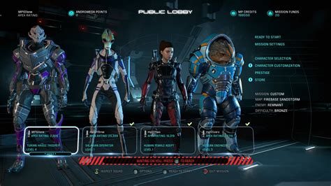 Squad Up With Mass Effect Andromeda S New Multiplayer Mode Player HUD