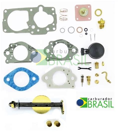 Kit de Reparos para Carburador Solex H 35 PDSIT Chevette 1 6 Álcool e