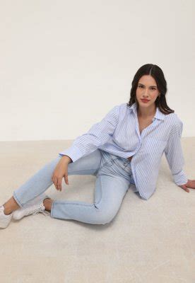 Cal A Jeans Colcci Mom Bruna Azul Compre Agora Dafiti Brasil