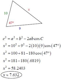 Learn the Law of Cosines, Also Known as the Cosine Formula and the ...