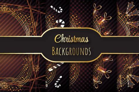 Christmas Backgrounds Set Graphic by GraphicBubble · Creative Fabrica